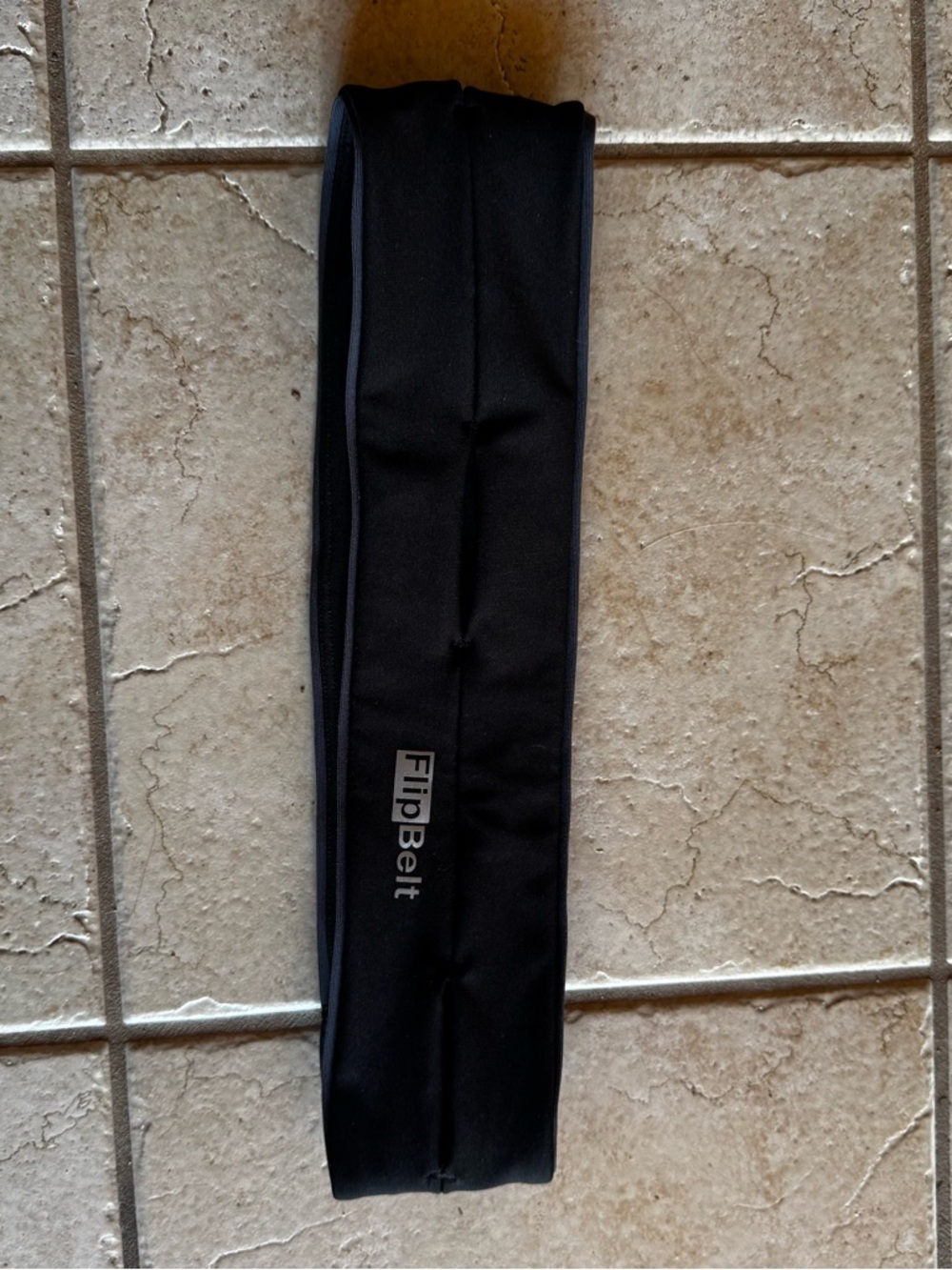 FlipBelt Black Running Waist Pack